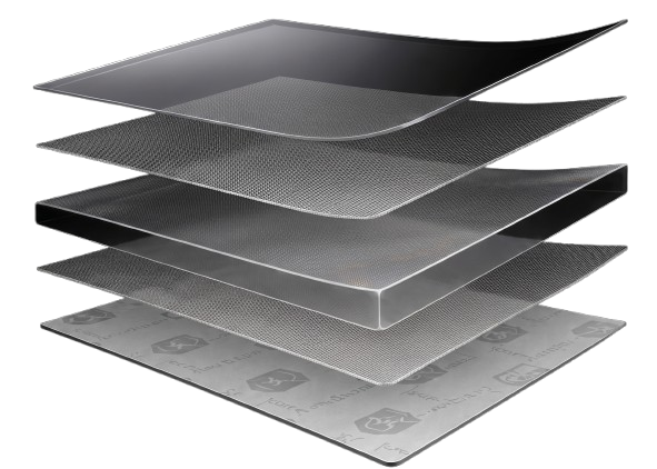 Exploded multi-layer Veltrixa PPF film structure